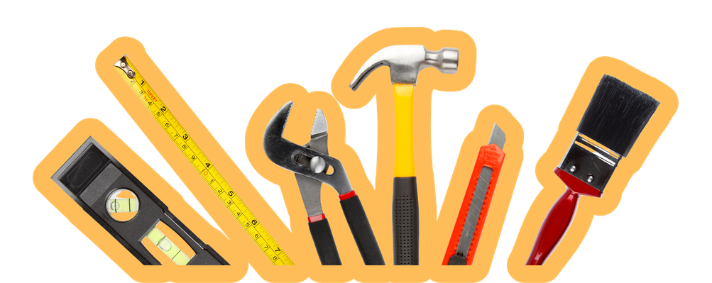 Tools available to borrow from the Caja tool library