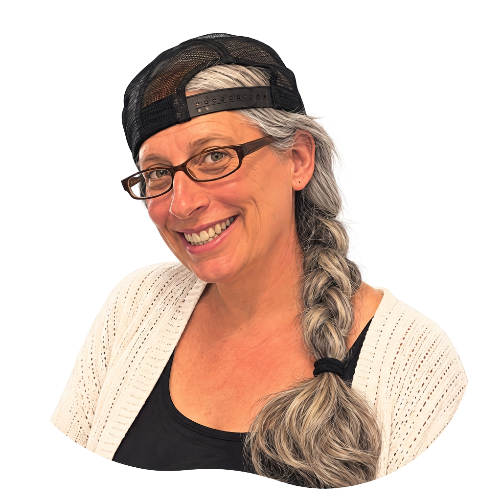 Illustrated portrait of Christina Schnabel